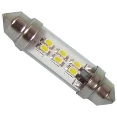 JKL Components LED Car Bulb 12 W, 6000K White Festoon Shape LE-0909-14NW