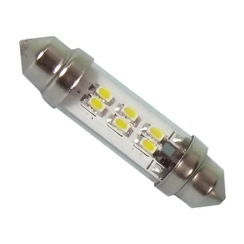 JKL Components LED Car Bulb 12 W, 6000K White Festoon Shape LE-0909-14NW