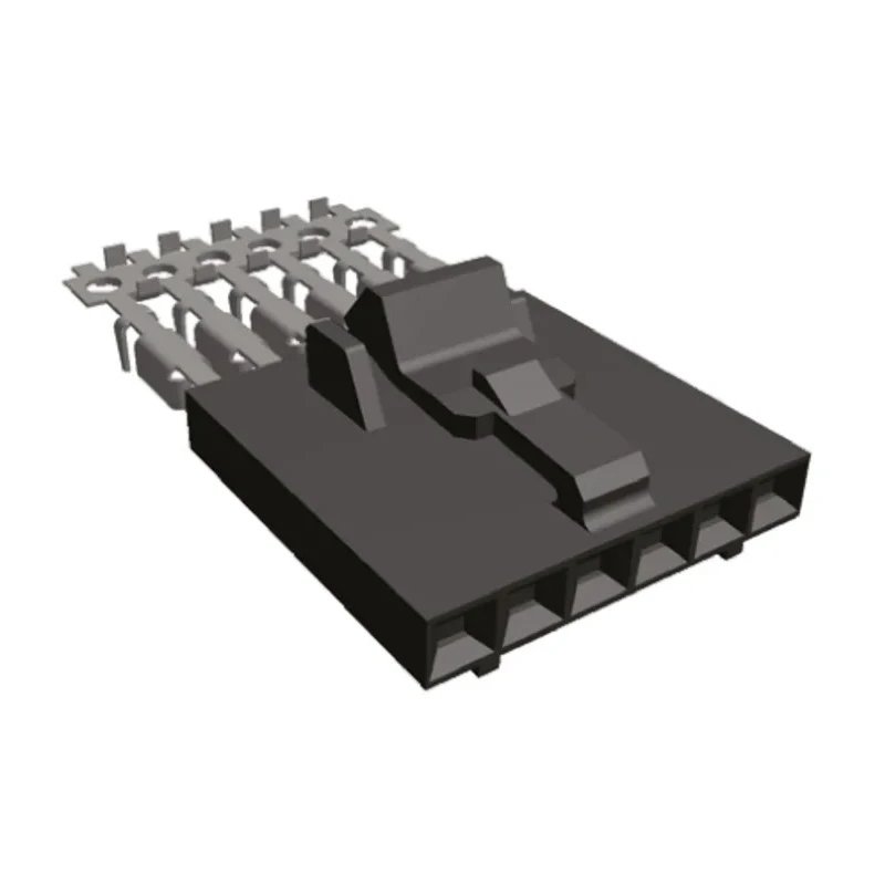 TE Connectivity AMPMODU MTE Female Connector Housing 2.54 mm Pitch 6 Way 1 Row Straight 5-103956-5