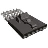 TE Connectivity AMPMODU MTE Female Connector Housing 2.54 mm Pitch 6 Way 1 Row Straight 5-103956-5
