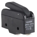 RS PRO Heavy Duty Lever Micro Switch, Screw Terminal, 15A, 250 V AC, SPCO, IP40, Plastic Housing, Length 49.4mm 797-2520