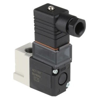 SMC Pneumatic Solenoid Valve Standard Solenoid G 1/4 inch Port, 3-Port 3-Position Manifold Mount VT307-3DZ1-02F-Q