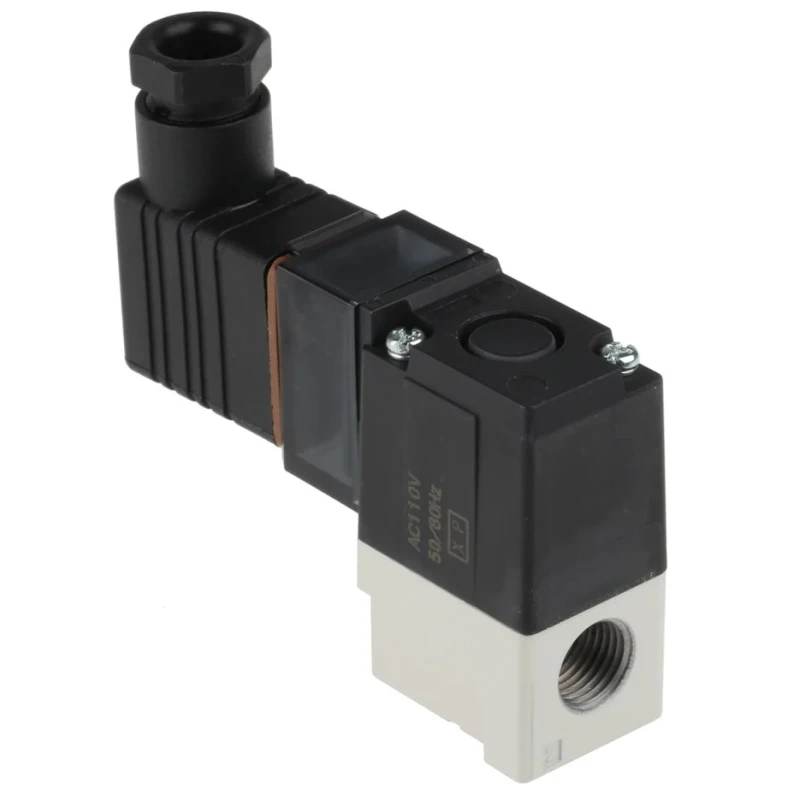 SMC Pneumatic Solenoid Valve Standard Solenoid G 1/4 inch Port, 3-Port 3-Position Manifold Mount VT307-3DZ1-02F-Q