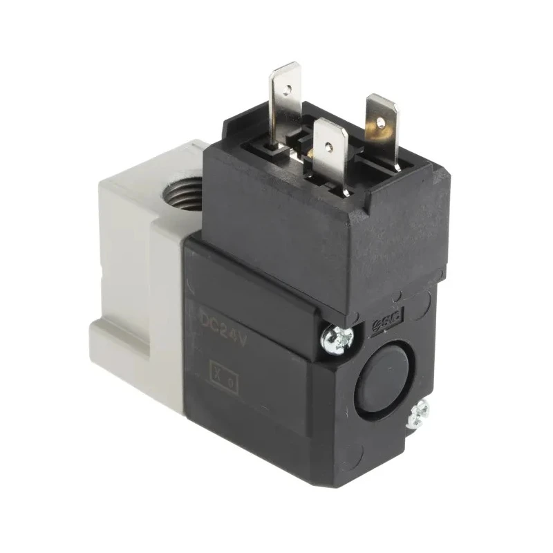 SMC Pneumatic Solenoid Valve 3/2 Solenoid G Port 1/4 Inch Manifold Mount Die Cast Aluminium Body 24V dc VT307-5DO1-02F-Q