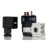SMC Pneumatic Solenoid Valve 3/2 Function G 1/4 Threaded Port Die Cast Aluminium 24V DC VT307-5DZ1-02F-Q