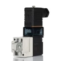 SMC Pneumatic Solenoid Valve 3/2 Function G 1/4 Threaded Port Die Cast Aluminium 24V DC VT307-5DZ1-02F-Q