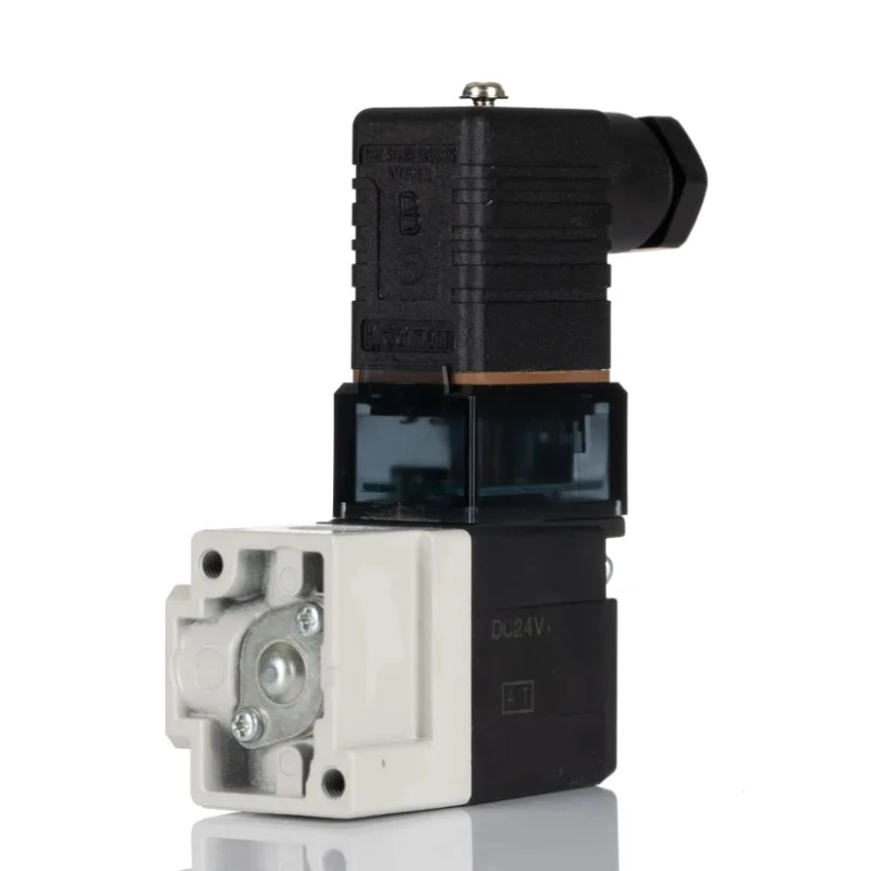 SMC Pneumatic Solenoid Valve 3/2 Function G 1/4 Threaded Port Die Cast Aluminium 24V DC VT307-5DZ1-02F-Q