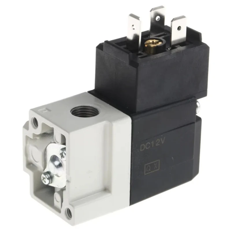 SMC Pneumatic 3/2 NC Solenoid Valve G 1/8 Threaded 12V DC 0.7 MPa Max Pressure VT307-6DO1-01F-Q