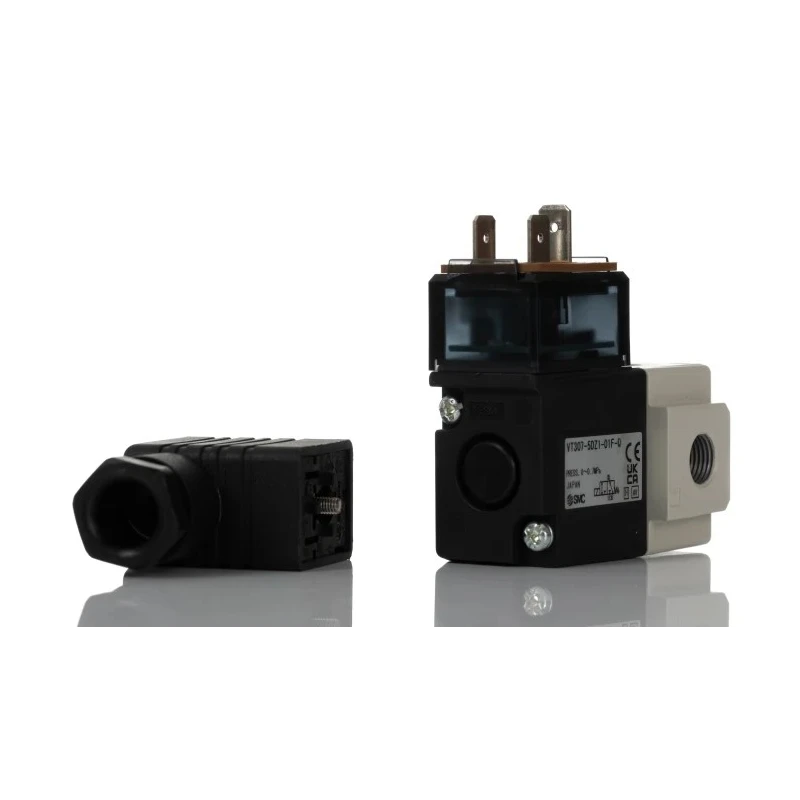 SMC Pneumatic Solenoid Valve 3/2 Solenoid G 1/8 VT Series 24V DC VT307-5DZ1-01F-Q
