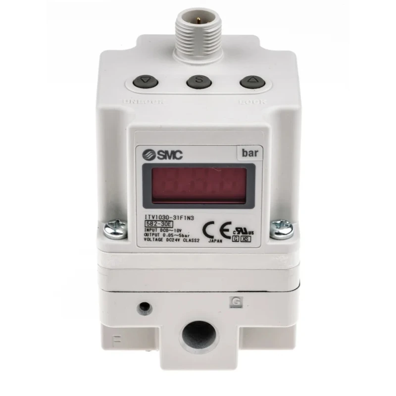 SMC Pneumatic Regulator G 1/8 Port, 0.5 MPa Max Outlet Pressure, ITV1000