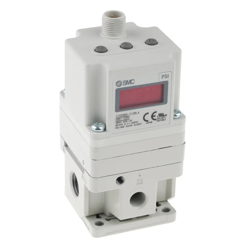 SMC Pneumatic Regulator Rc 1/4 0.005 MPa Maximum Outlet Pressure 0.9 MPa ITV2000