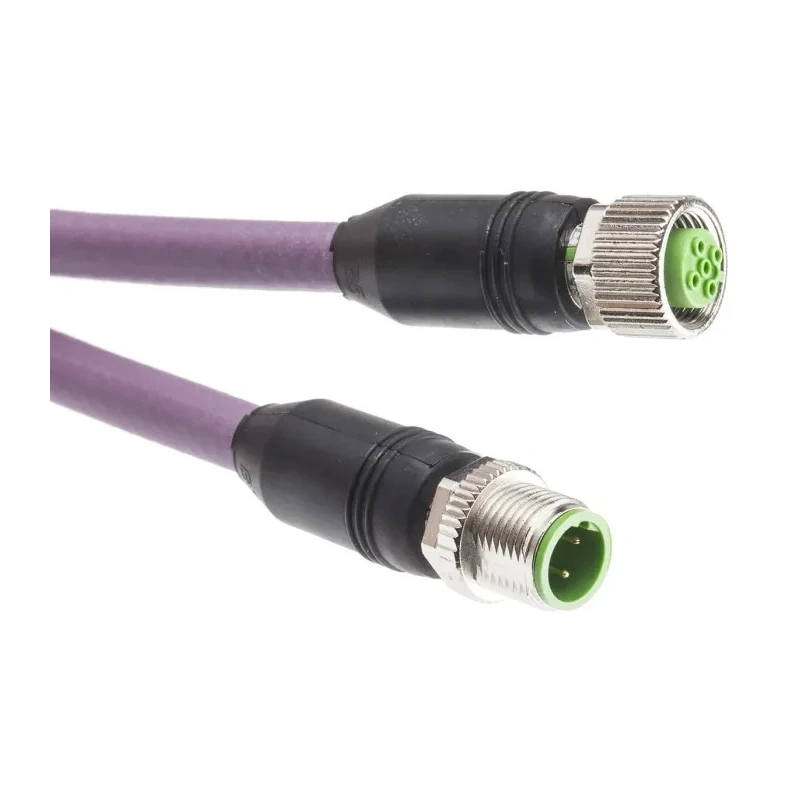 Murrelektronik Limited Male 4 Way Straight to Female 2 Way Straight Sensor Actuator Cable 25V 1m PUR 7000-44001-8400100