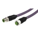 Murrelektronik Limited Sensor Actuator Cable Male 4 way Straight to Female 2 way Straight, 10m Length 7000-44001-8401000