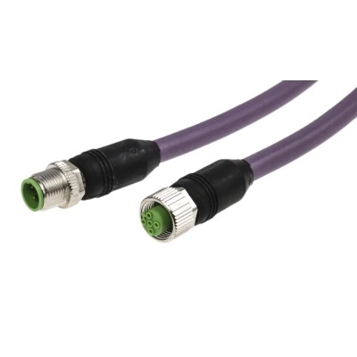 Murrelektronik Limited Sensor Actuator Cable Male 4 way Straight to Female 2 way Straight, 10m Length 7000-44001-8401000