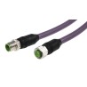 Murrelektronik Limited Sensor Actuator Cable Male 4 way Straight to Female 2 way Straight, 10m Length 7000-44001-8401000