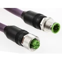 Murrelektronik Limited Male 4 Way Straight to Female 2 Way Straight Sensor Actuator Cable 5 m 7000-44001-8400500