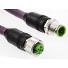 Murrelektronik Limited Male 4 Way Straight to Female 2 Way Straight Sensor Actuator Cable 5 m 7000-44001-8400500