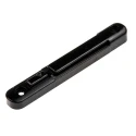Tensator Safety Barrier Retractable Wall Unit with 50mm Tape Width, Black, Model 898