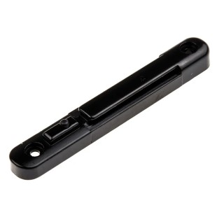 Tensator Safety Barrier Retractable Wall Unit with 50mm Tape Width, Black, Model 898