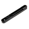 Tensator Safety Barrier Retractable Wall Unit with 50mm Tape Width, Black, Model 898