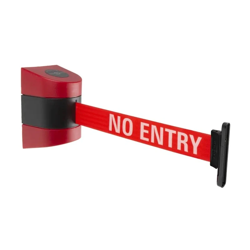 Tensator 9 m Safety Barrier Red Retractable Wall Mount Barrier Unit 899-9-21-RB