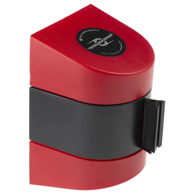 Tensator 9 m Safety Barrier Red Retractable Wall Mount Barrier Unit 899-9-21-RB