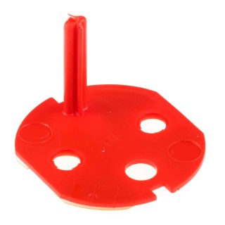 Legrand Red 1 Gang Insert Plate MOSAIC Series Metal and Plastic Construction 35.1mm Width 22.8mm Depth 0 502 99