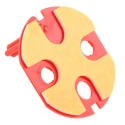 Legrand Red 1 Gang Insert Plate MOSAIC Series Metal and Plastic Construction 35.1mm Width 22.8mm Depth 0 502 99