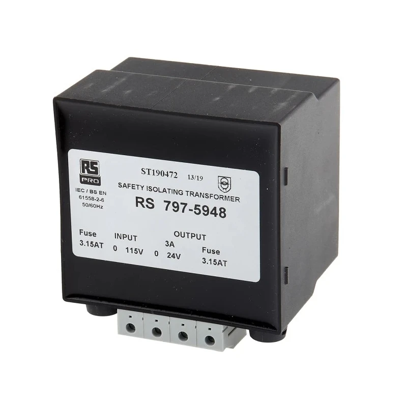 Computronic 100 VA DIN Rail Transformer, 115 to 400 V ac Primary, 12 V, 24 V ac Secondary, Mount Type DIN Rail 797-5948