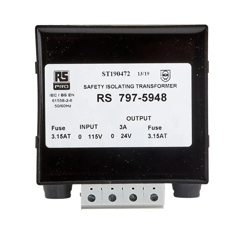 Computronic 100 VA DIN Rail Transformer, 115 to 400 V ac Primary, 12 V, 24 V ac Secondary, Mount Type DIN Rail 797-5948
