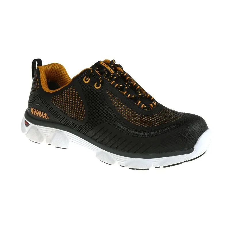 DeWALT Krypton Men's Black, White, Yellow Stainless Steel Safety Trainer UK 7 EU 41 Krypton/7