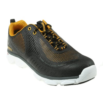 DeWALT Men's Black, White, Yellow Stainless Steel Toe Safety Trainer Lace Up UK 10 EU 44 Krypton/10