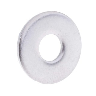RS PRO Stainless Steel Plain Washers M6, DIN 9021, A2 304 Stainless Steel, 1.6mm Thickness 797-6257