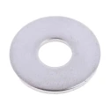 RS PRO Stainless Steel Plain Washers M6, DIN 9021, A2 304 Stainless Steel, 1.6mm Thickness 797-6257