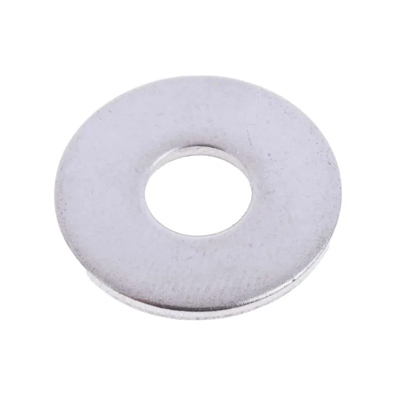 RS PRO Stainless Steel Plain Washers M6, DIN 9021, A2 304 Stainless Steel, 1.6mm Thickness 797-6257