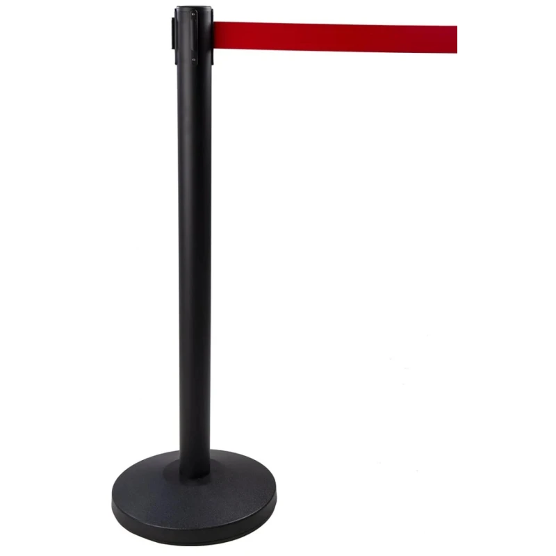 RS PRO 2.3 m Heavy Gauge Steel Safety Barrier Red QWYPOST-33R5