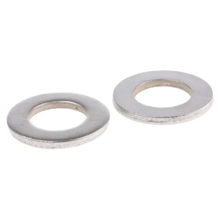 RS PRO Stainless Steel Plain Washer M12 DIN 125A, 24mm External Diameter, 13mm Inside Diameter, 2.5mm Thickness 797-6070