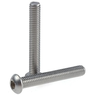 RS PRO Stainless Steel Hex Socket Button Screw M6 x 40 mm 797-6109