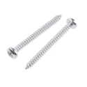 RS PRO Plain Stainless Steel Pan Head Self-Tapping Screw 38 mm Thread Size 6 A2 Grade 797-6125