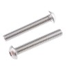 RS PRO Plain Stainless Steel Hex Socket Button Screw M8 x 50 mm 797-6115