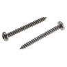 RS PRO Plain Stainless Steel Pan Head Self-Tapping Screw 32 mm Thread Size 6 A2 Grade 797-6121