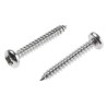 RS PRO Stainless Steel Pan Head Plain Finish Pozidriv Self-Tapping Screw 25 mm Thread Size 6 797-6128