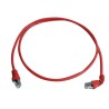 Telegartner Cat6a Shielded Screened Ethernet Cable 1 m, Red Low Smoke Zero Halogen