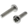 RS PRO Pozidriv Pan Stainless Steel Machine Screw M2.5 10mm A2 Grade 797-6190