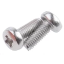 RS PRO Pozidriv Pan Stainless Steel Machine Screw M3 Thread 8 mm Length DIN 7985 Grade A2 797-6193