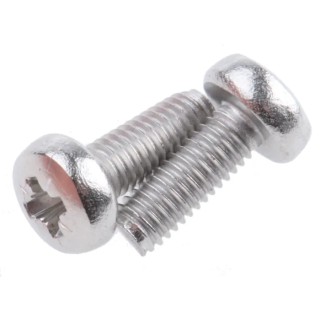 RS PRO Pozidriv Pan Stainless Steel Machine Screw M3 Thread 8 mm Length DIN 7985 Grade A2 797-6193