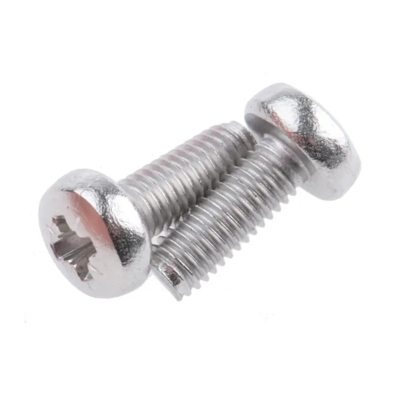 RS PRO Pozidriv Pan Stainless Steel Machine Screw M3 Thread 8 mm Length DIN 7985 Grade A2 797-6193
