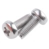 RS PRO Pozidriv Pan Stainless Steel Machine Screw M3 Thread 8 mm Length DIN 7985 Grade A2 797-6193