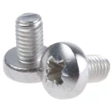 RS PRO A2 304 Stainless Steel Pan Head Pozidriv Machine Screw M5 Thread 8mm Length 797-6204