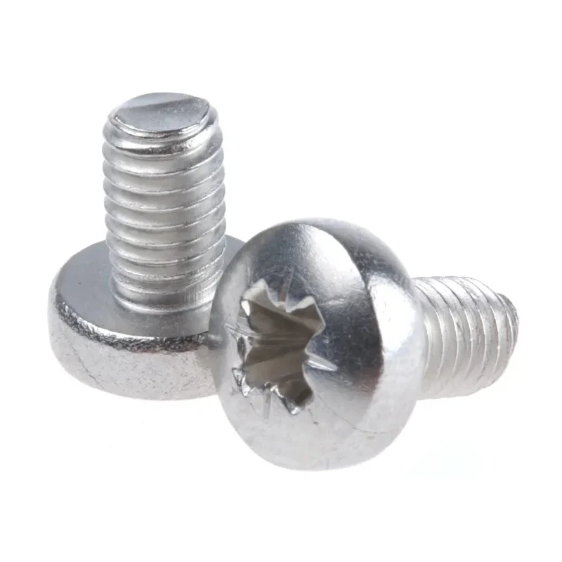 RS PRO A2 304 Stainless Steel Pan Head Pozidriv Machine Screw M5 Thread 8mm Length 797-6204
